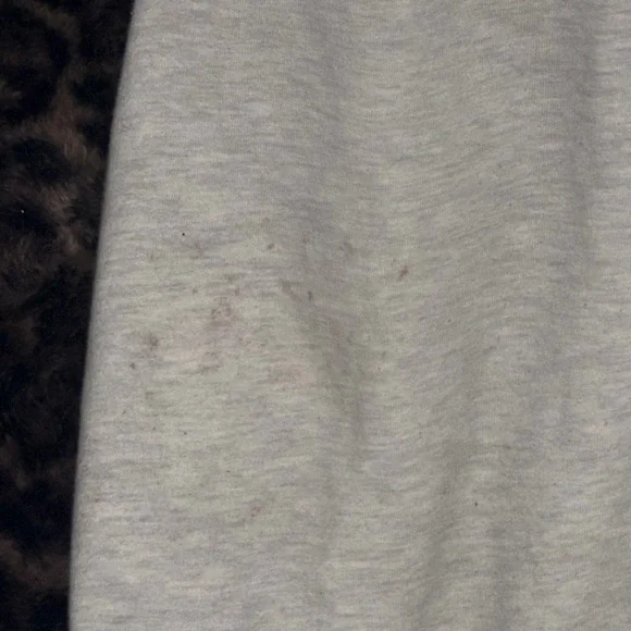 Urban Outfitters Light Gray Graphic Jogger Sweatpants - Yellow & Blue Print - Picture 4 of 5